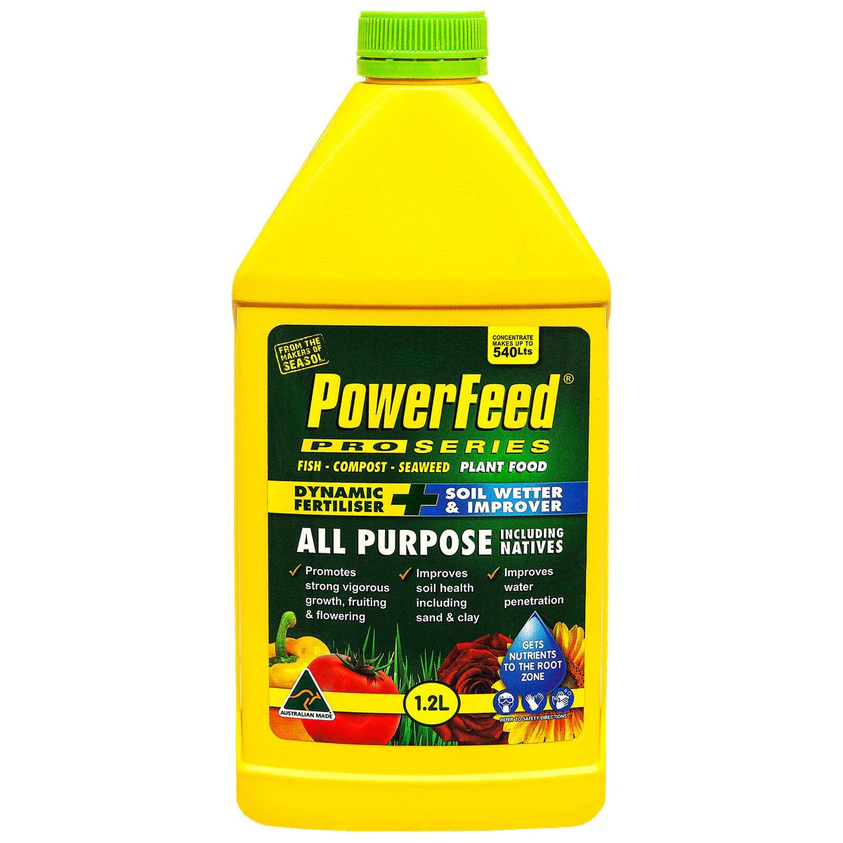 PowerFeed Liquid Fertiliser - 1.2L - All Purpose - Soil Wetter
