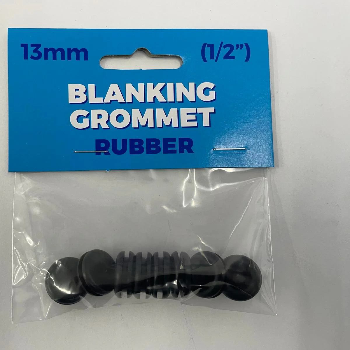 Premier Blue 13mm Blanking Grommet - Nitrile Rubber - Automotive Quality