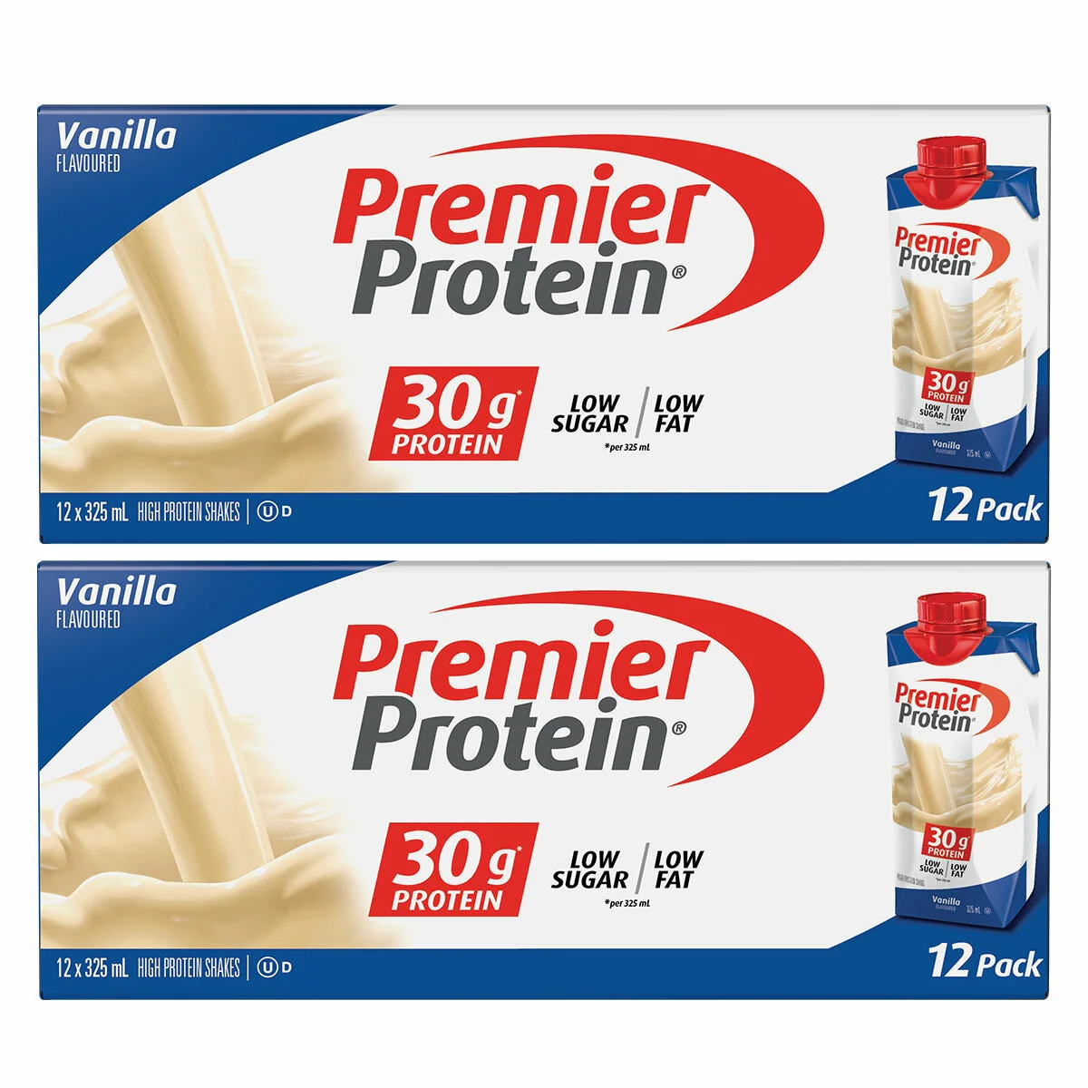 Premier Protein Vanilla Protein Shake 24 x 325ml Creamy