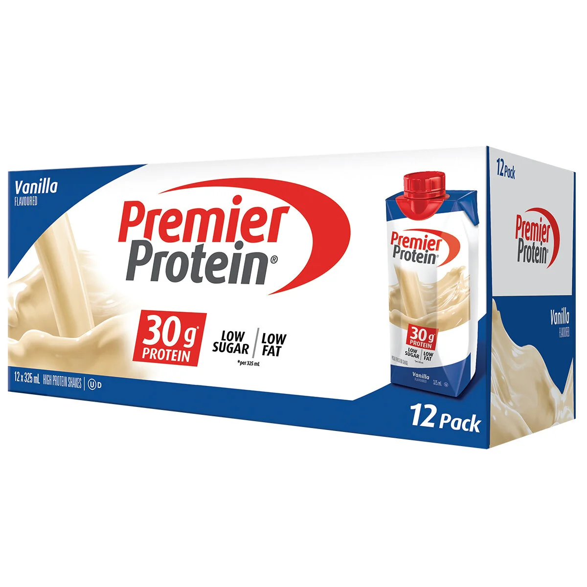 Premier Protein Vanilla Protein Shake 24 x 325ml Creamy - Image 3