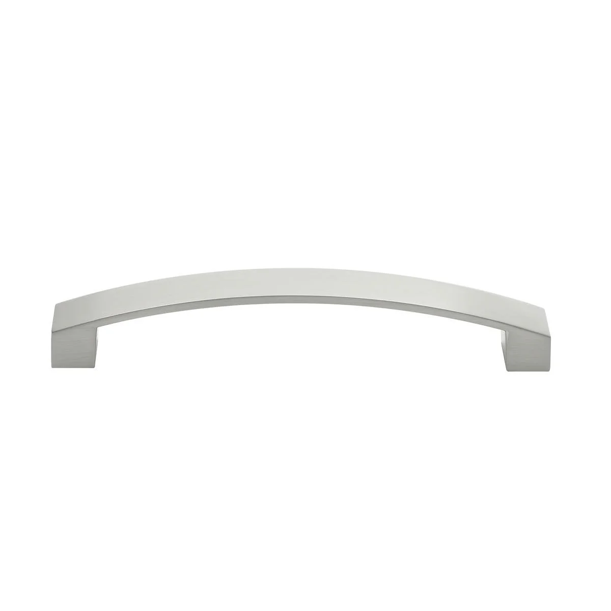 Prestige 128mm Brushed Nickel Flat Bow Handle Zinc Alloy Easy Install