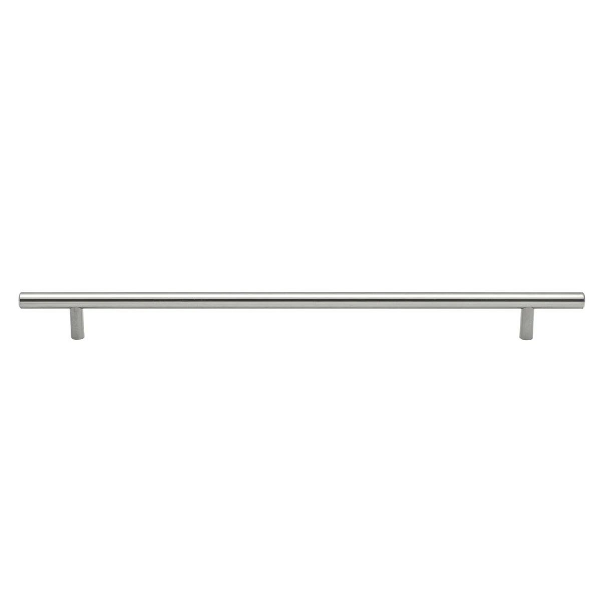 Prestige 320mm Brushed Nickel Round Pull Handle - Steel - Easy Install