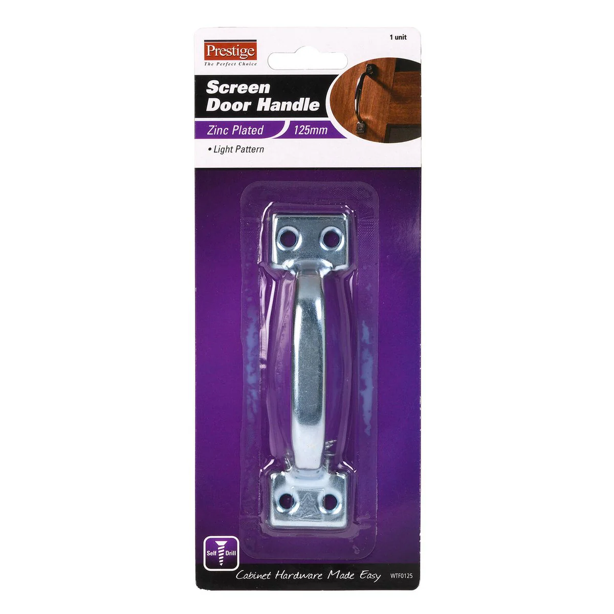 Prestige Screen Door Handle - 105mm - Zinc Alloy - Easy Install