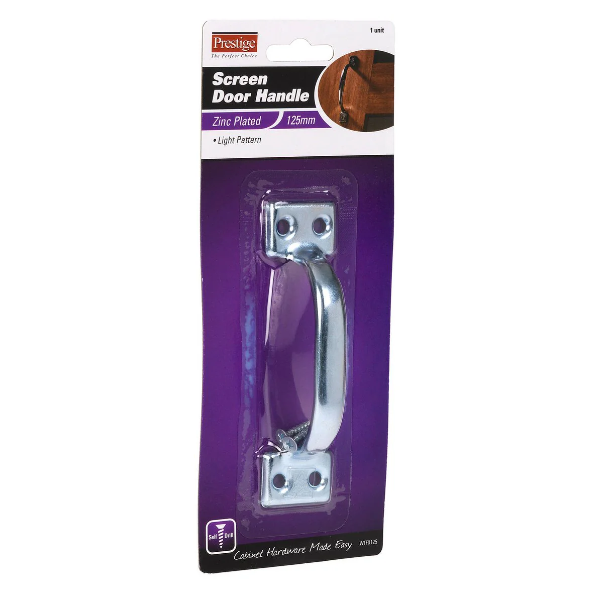 Prestige Screen Door Handle - 105mm - Zinc Alloy - Easy Install - Image 2