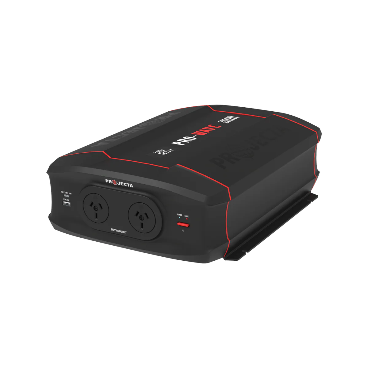 Projecta 12V 2100W Pure Sine Wave Inverter - 4200W Peak Power - Black
