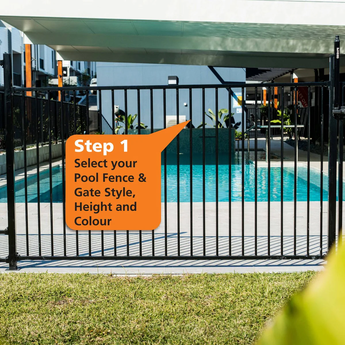 Protectoral Aluminium Pool & Garden Fence Brackets 4 Pack 38x25mm Monument - Image 4