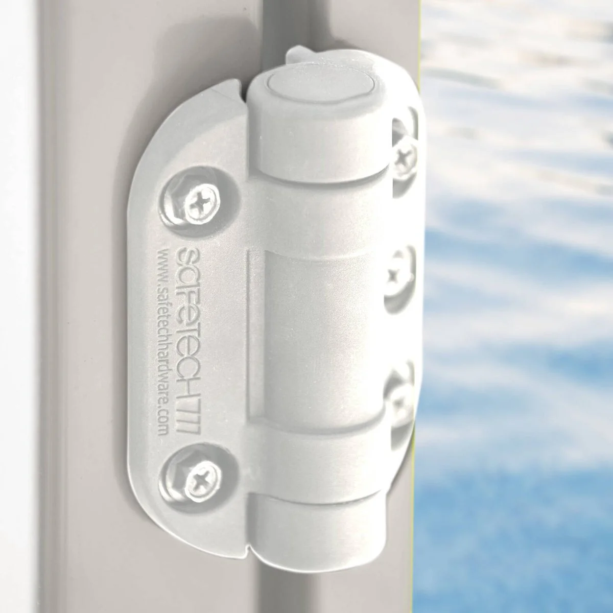 Protectoral g8safe Adjustable Pool Hinge Pair - 70mm x 90mm - White - Easy DIY Installation - Image 2