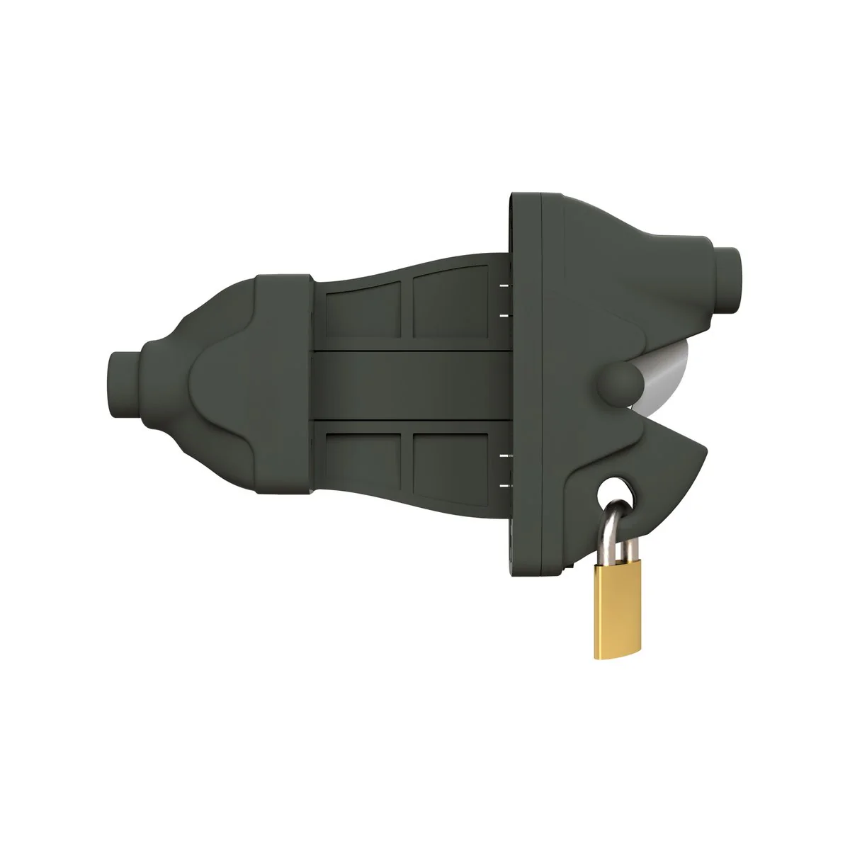 Protectoral g8safe Double Sided Gravity Latch & Hinges Gate Kit 140mm Woodland Grey - Easy Installation, Durable - Image 2