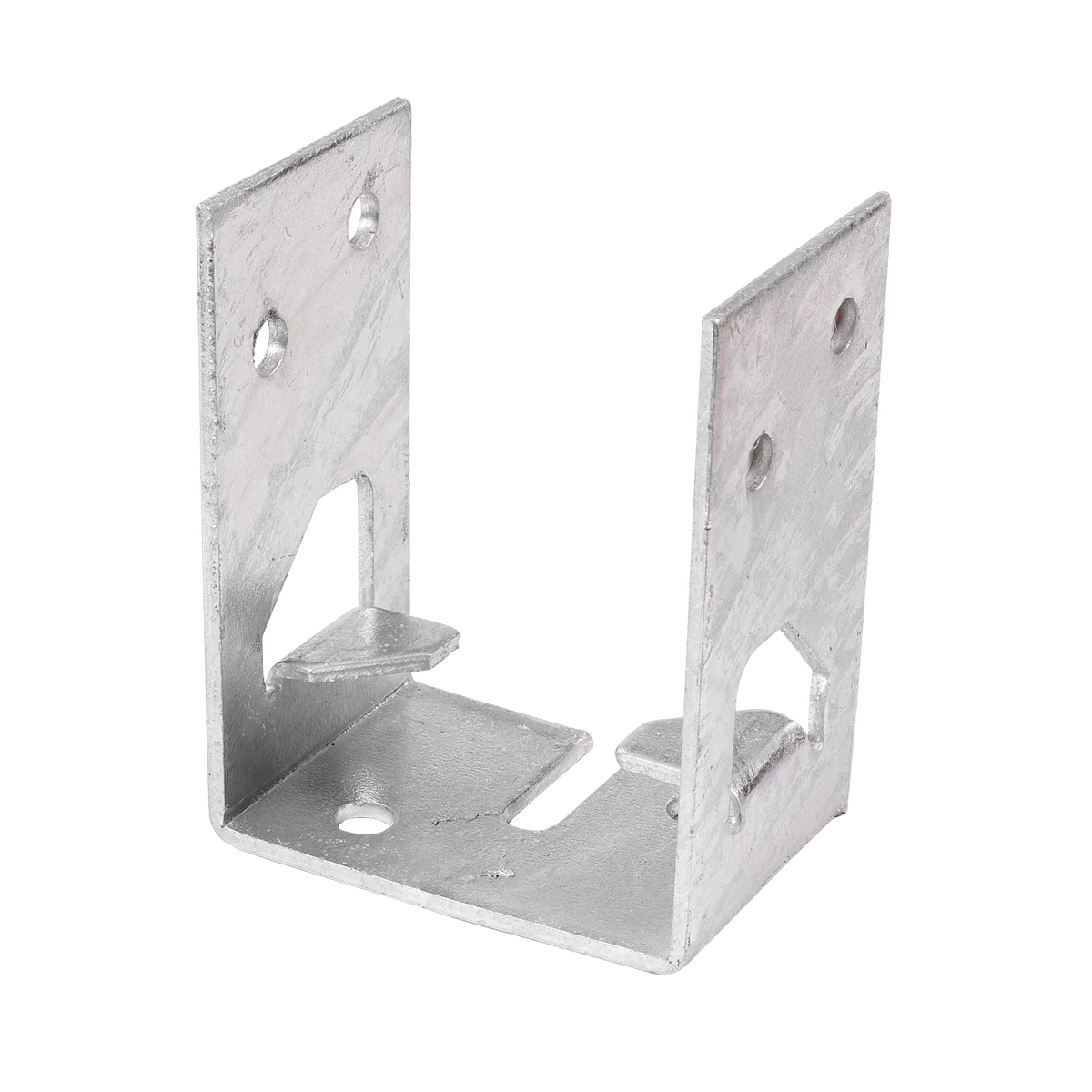 Pryda 100mm M10 Bolt Down Post Anchor - Galvanised Steel - Heavy Duty - Image 2