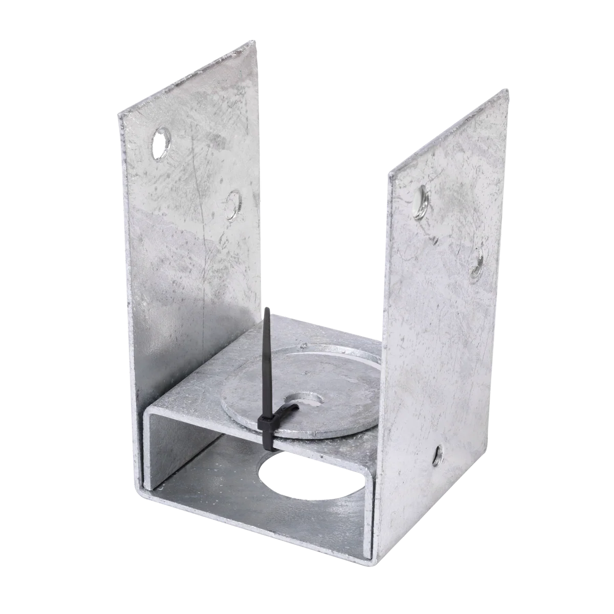 Pryda 90mm M10 Bolt Down W Washer Post Anchor - Heavy-Duty - Galvanised Steel - Image 2