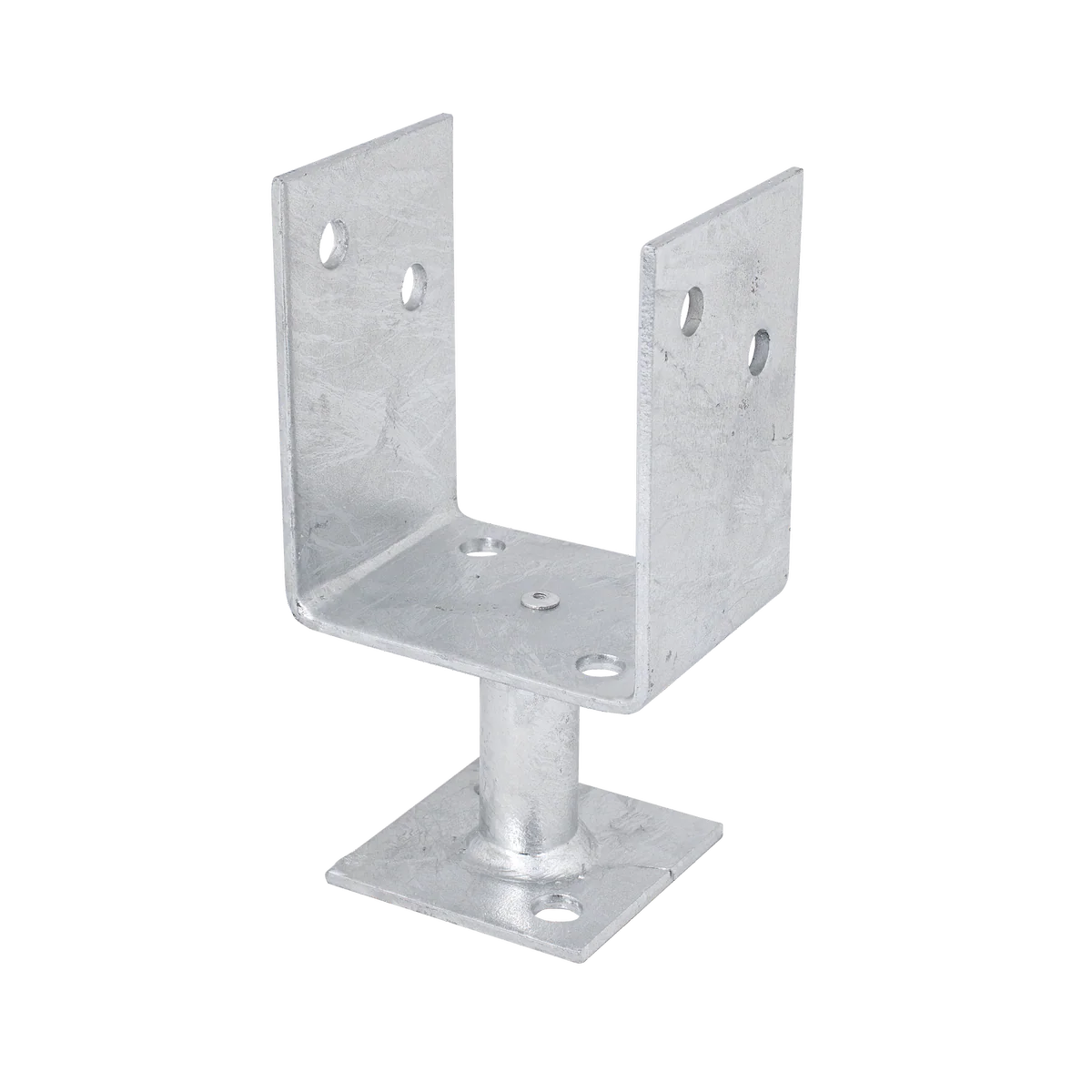 Pryda Full Stirrup Post Anchor 65x90mm M10 - Galvanised Steel - Termite Protection - Image 2