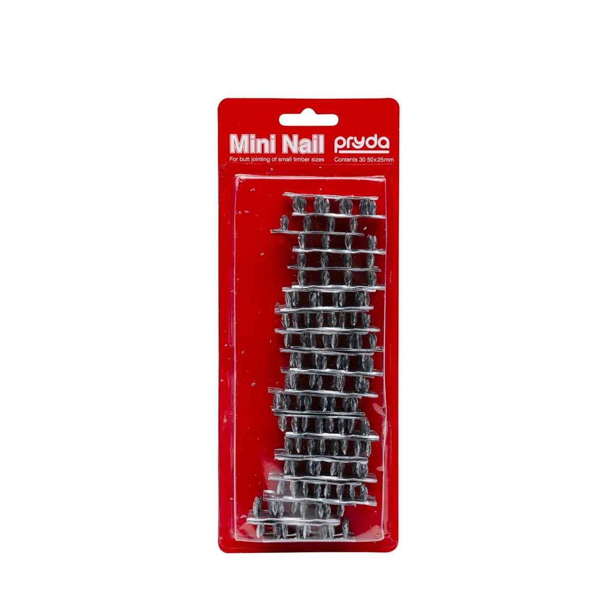 Pryda Nailplate Mini - 50 x 25mm - Galvanised Steel - Pre-Punched Nails