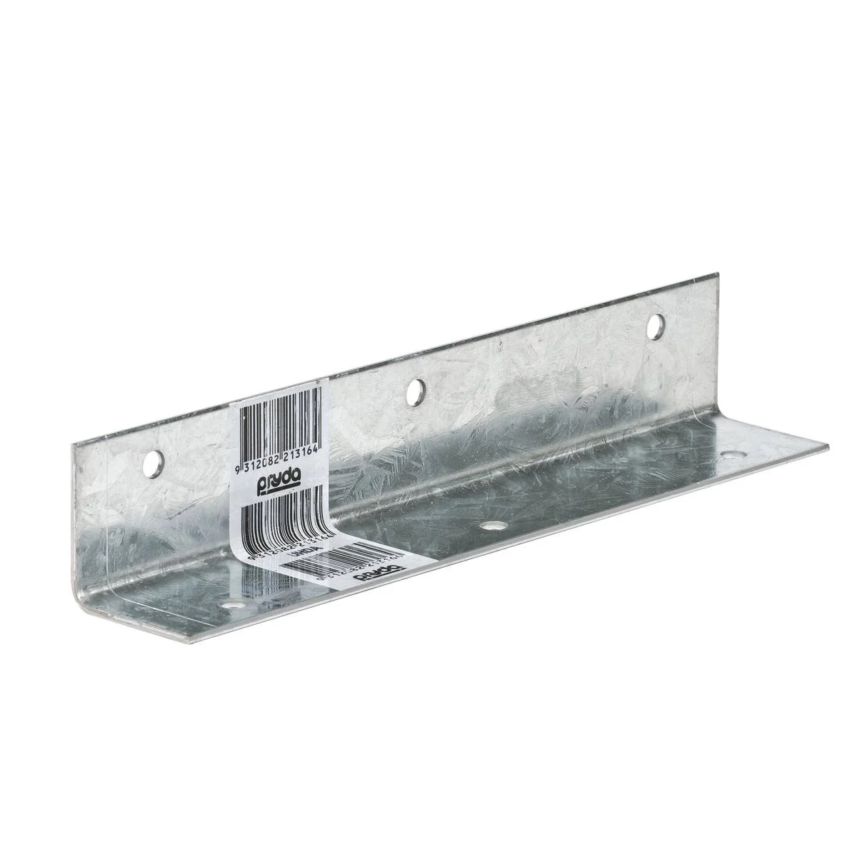 Pryda Universal Heavy Duty Angle 40x40x230mm Galvanised Steel Durable