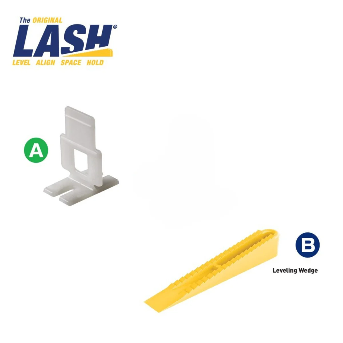 QEP Lash Tile Levelling Wedge 300 Pack - 8mm x 65mm - Eliminates Uneven Surfaces - Image 2
