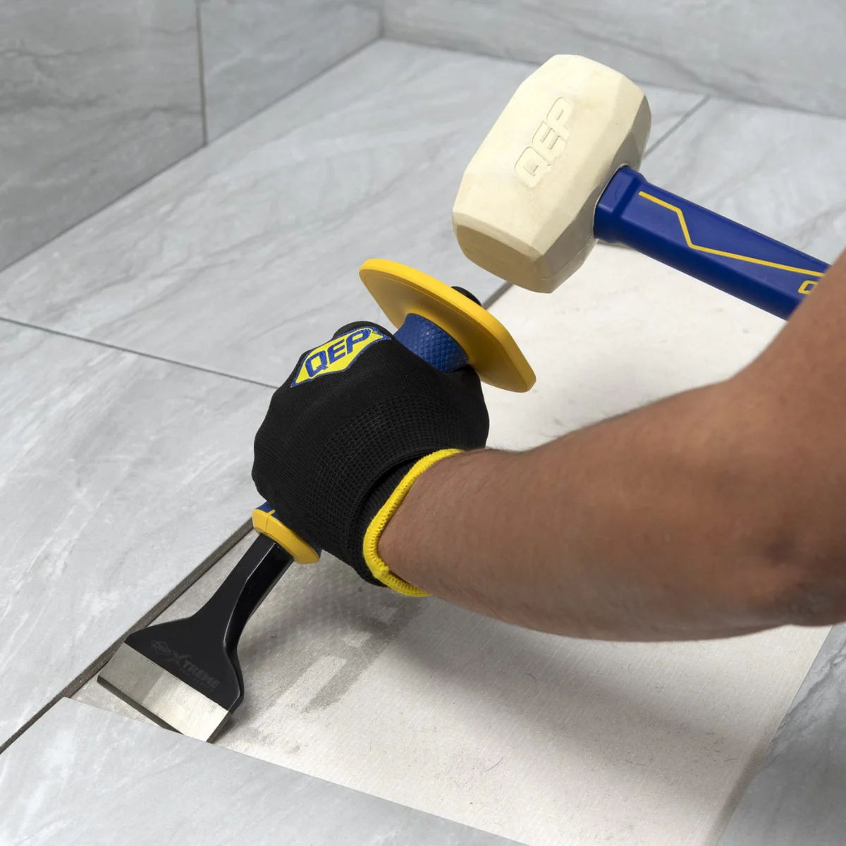 Qep Xtreme Heavy Duty Chisel - 75mm Blade - Durable Steel - Non-Slip Grip - Image 5