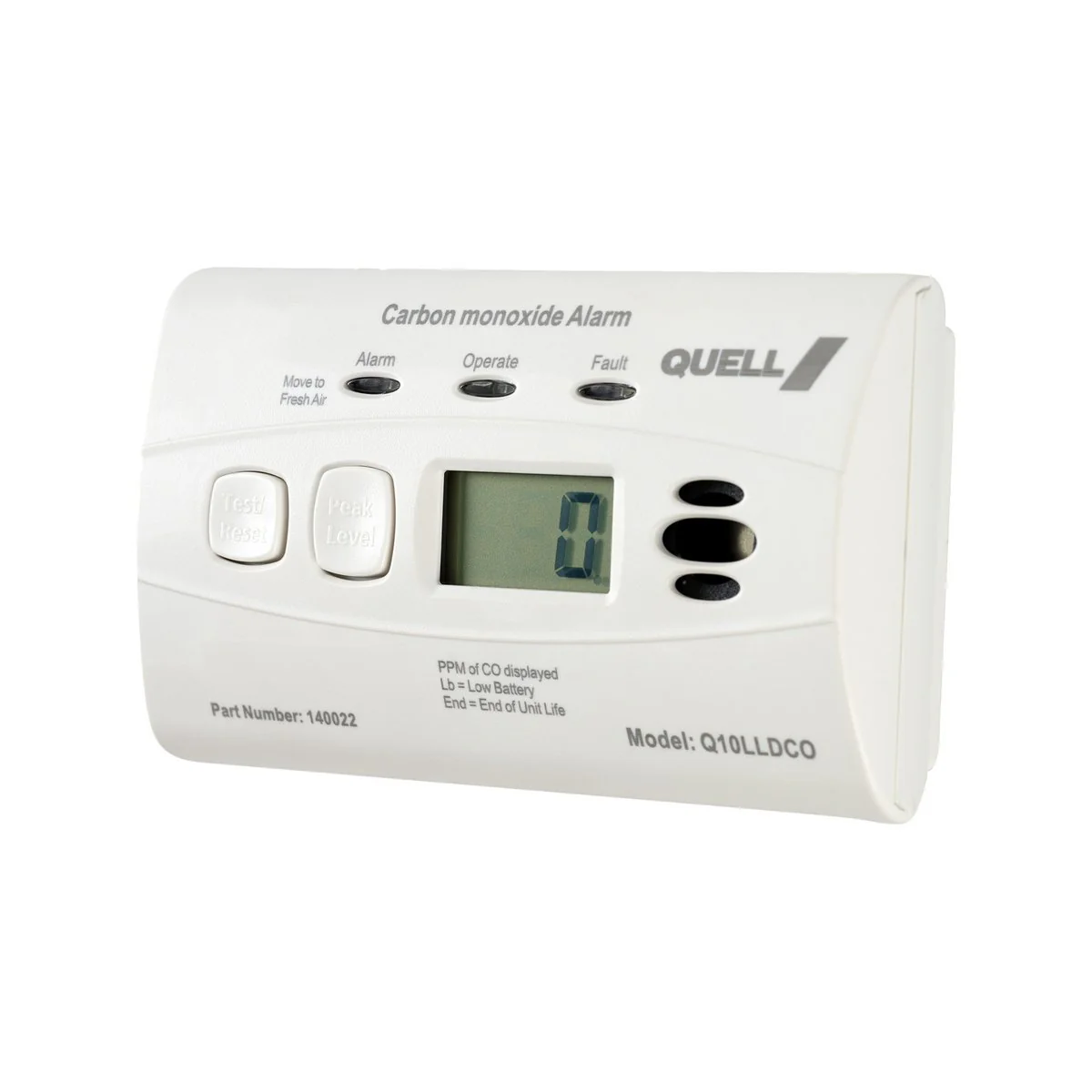 Quell Carbon Monoxide Alarm - 195mm x 290mm - White - 10 Year Battery - Image 3