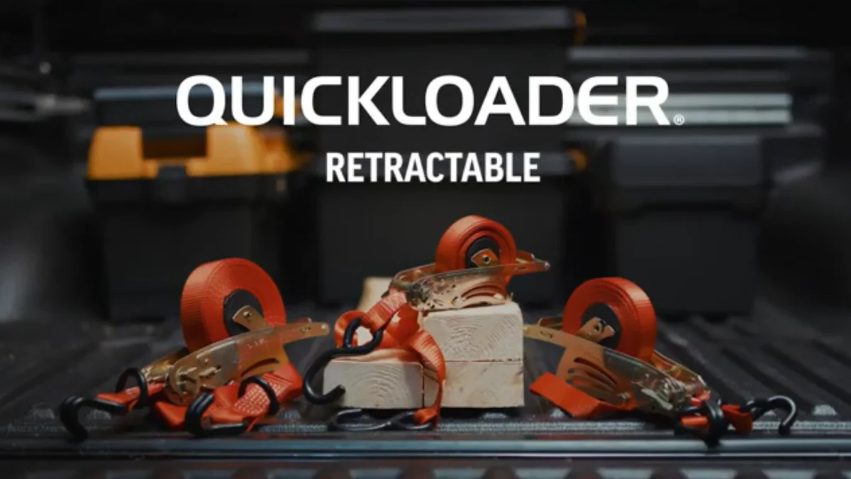Quickloader Tie Down Strap Ratchet - 3m - 250kg Capacity - Red/Black - Weather Resistant - Image 5