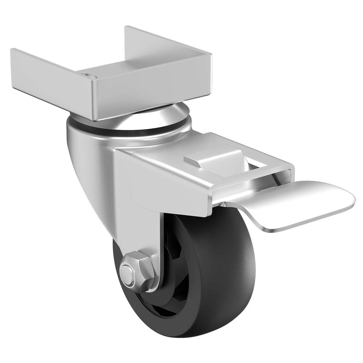 Rack It Workbench Castors 4 Pack Zinc Coated Steel 250kg Capacity