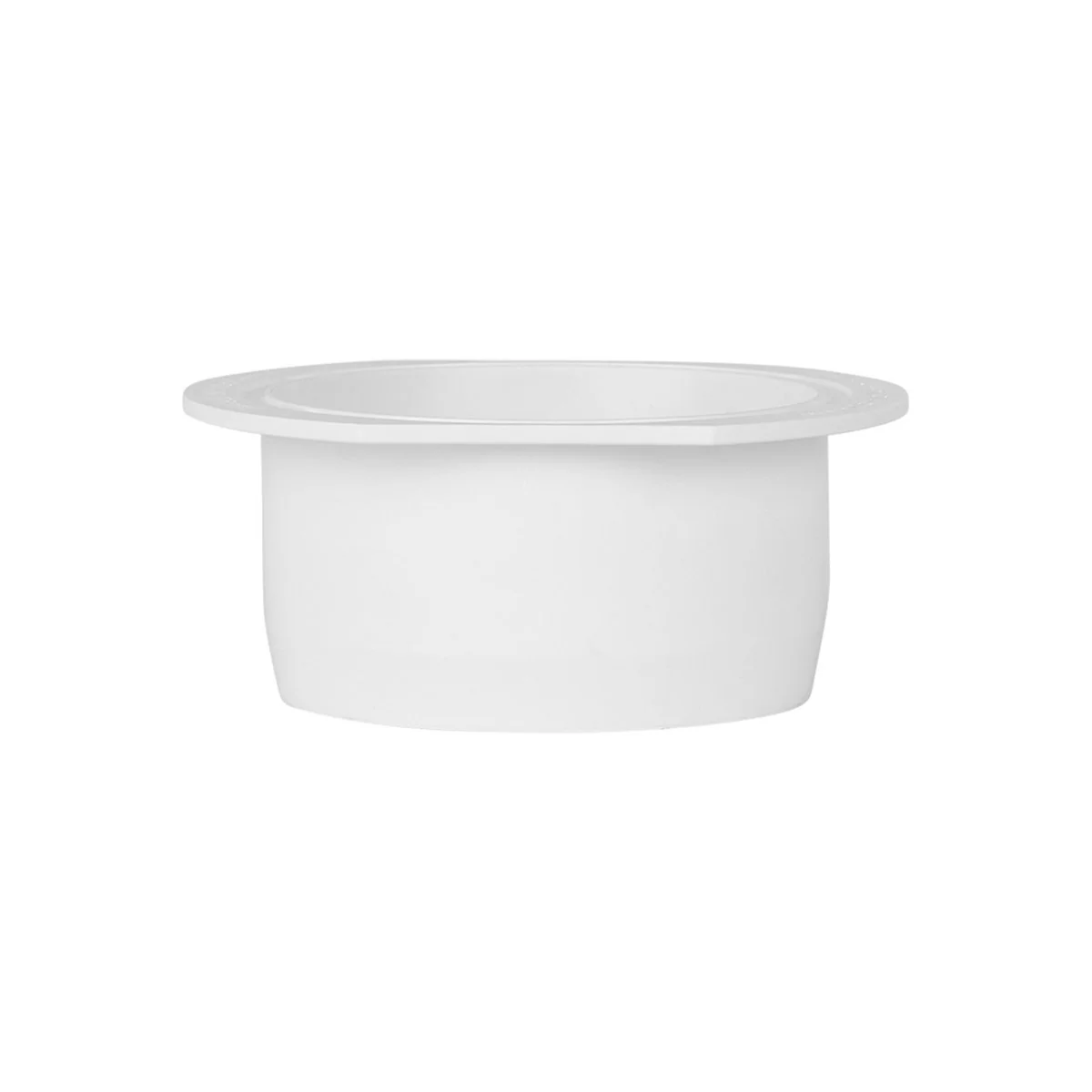 Rain Harvesting 75mm Round Gutter Outlet - White - PVC - 1 Pack - Image 2