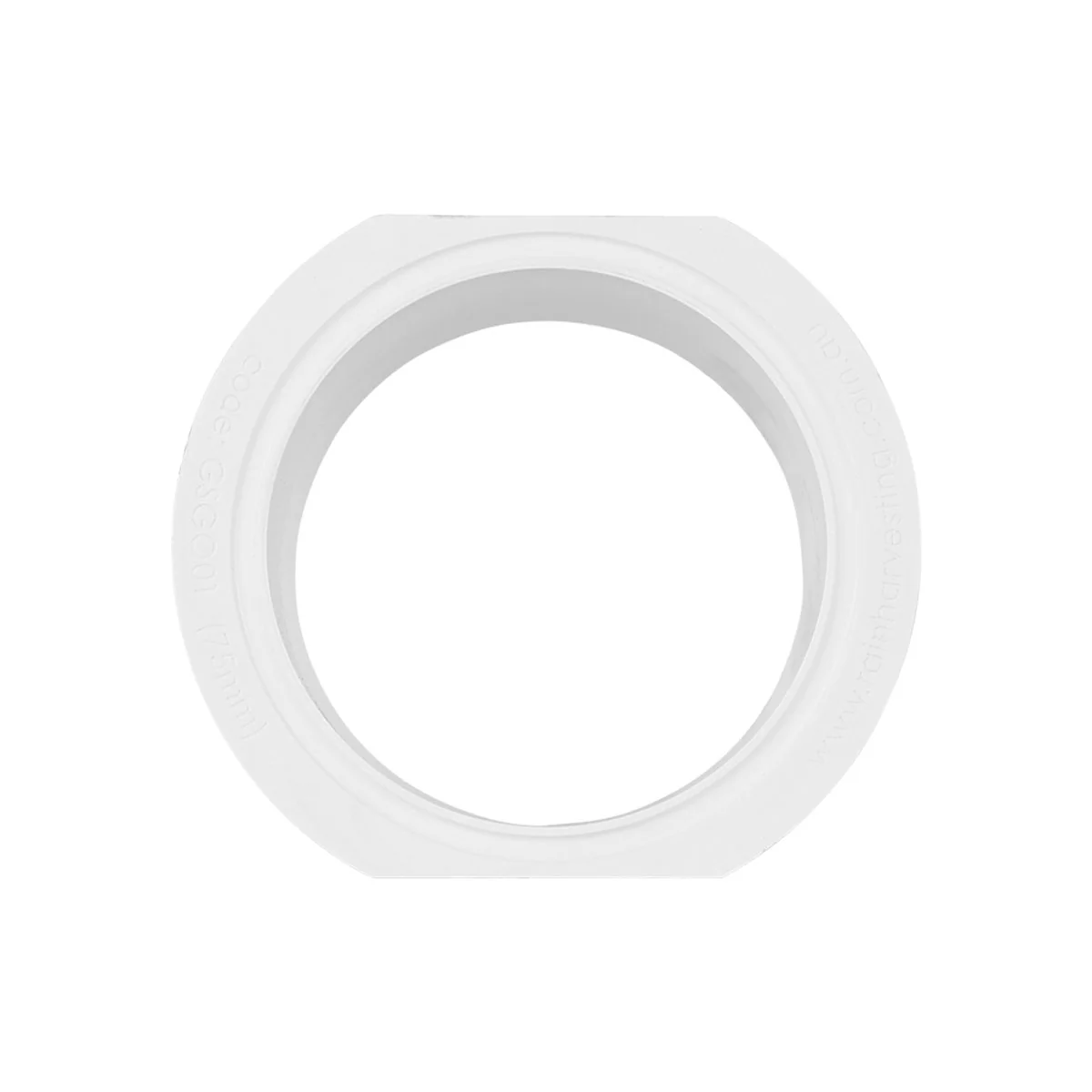 Rain Harvesting 75mm Round Gutter Outlet - White - PVC - 1 Pack - Image 3