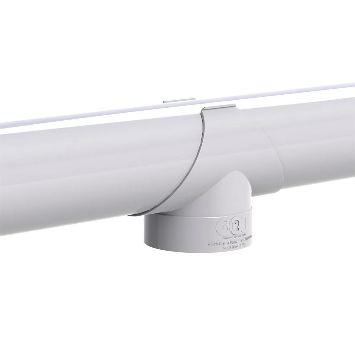 Rain Harvesting Easy Tee Junction - 90mm - UPVC - Snap-On - Image 3