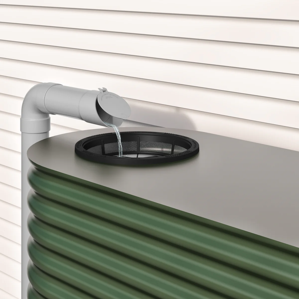 Rain Harvesting Flap Valve - 100mm - UPVC - Pest Protection - Image 4