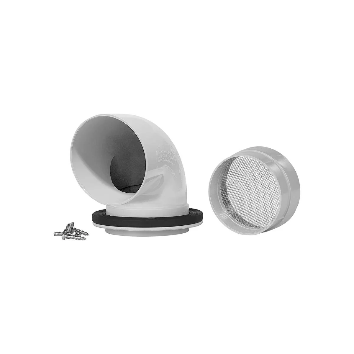 Rain Harvesting 90mm Extra High Level Tank Overflow Kit - Grey - TATO65