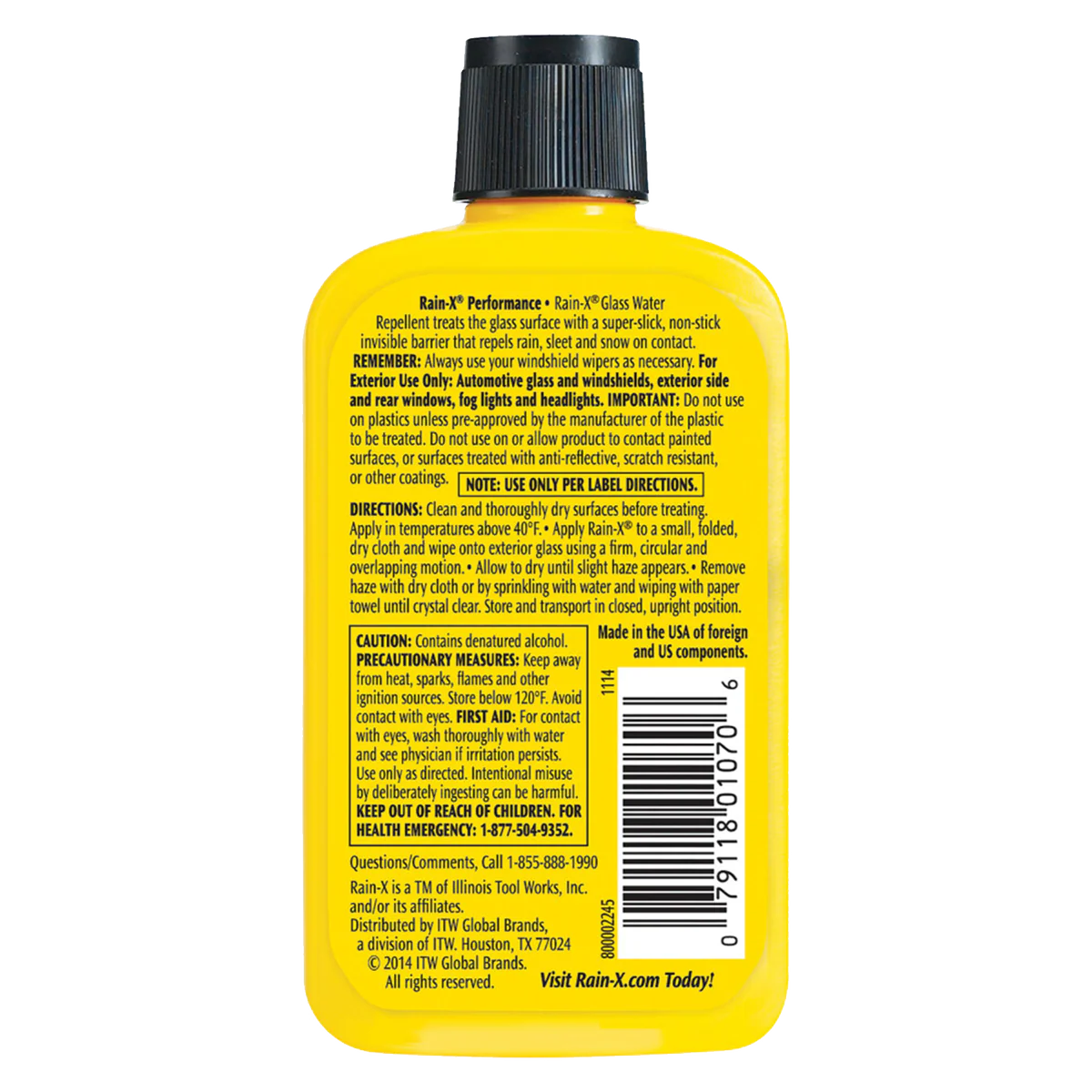 Rain X Water Repellent - 103ml - Water-Beading Technology - Improved Visibility - Image 2