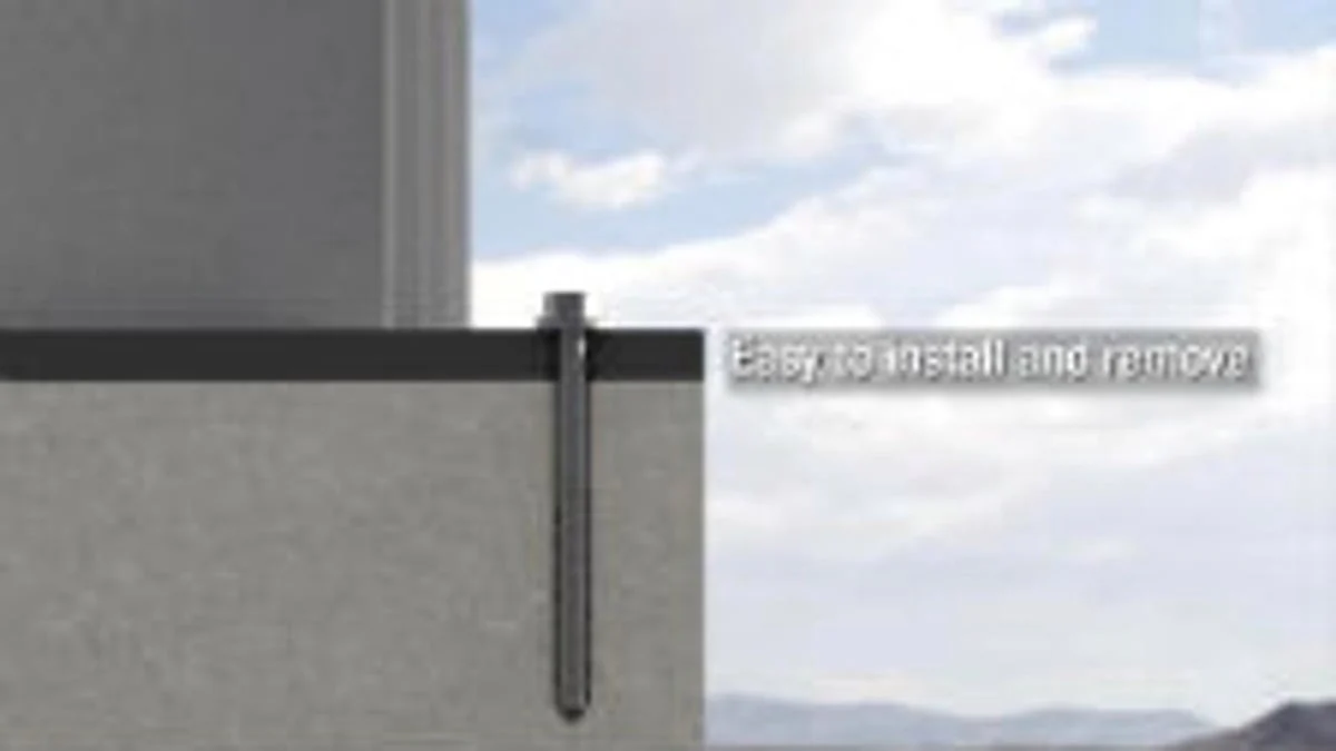 Ramset Ankascrew Masonry Anchor - 6 x 50mm - Galvanised - 100% Removable - 4 Pack - Image 2