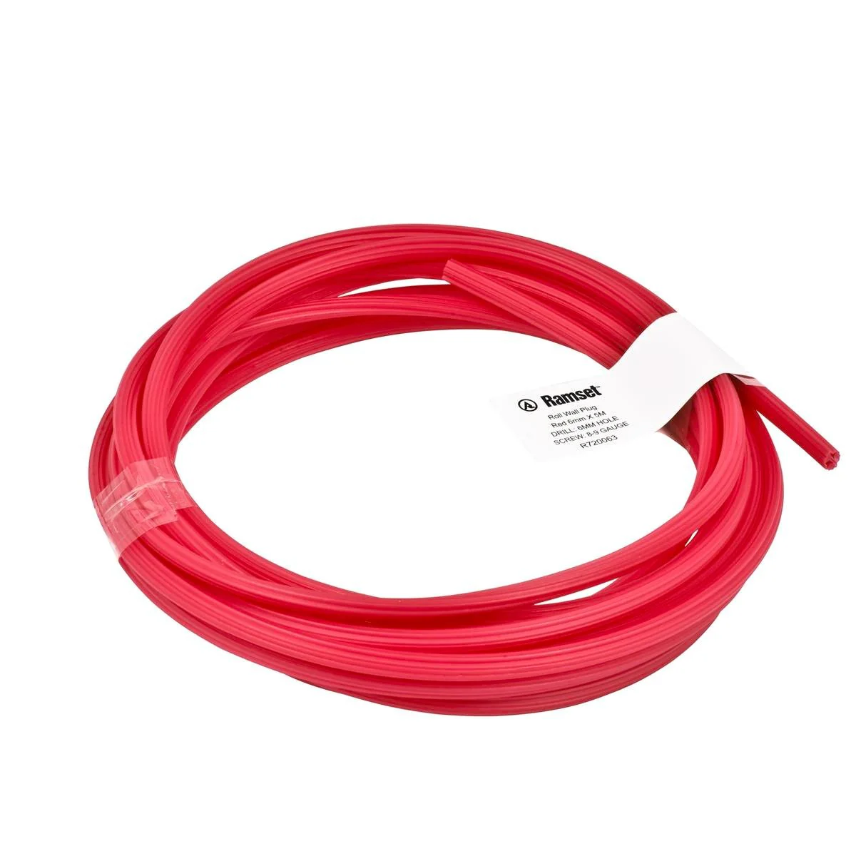 Ramset Wall Plug - 6mm x 5m - PVC - Light Duty Anchoring