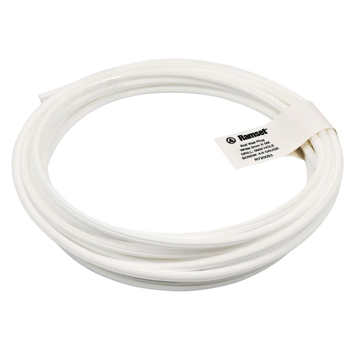 Ramset Wall Plugs - 5mm x 5m - PVC - Light Duty Anchoring