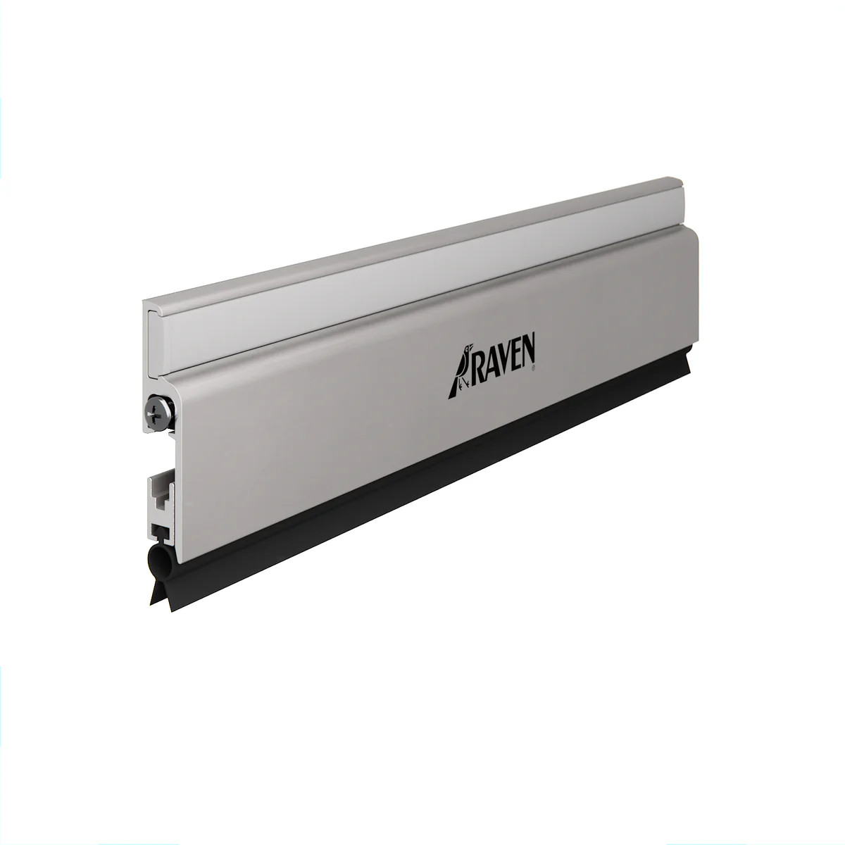 Raven RP60 Door Bottom Seal - 920mm Clear Anodised - Durable Rubber