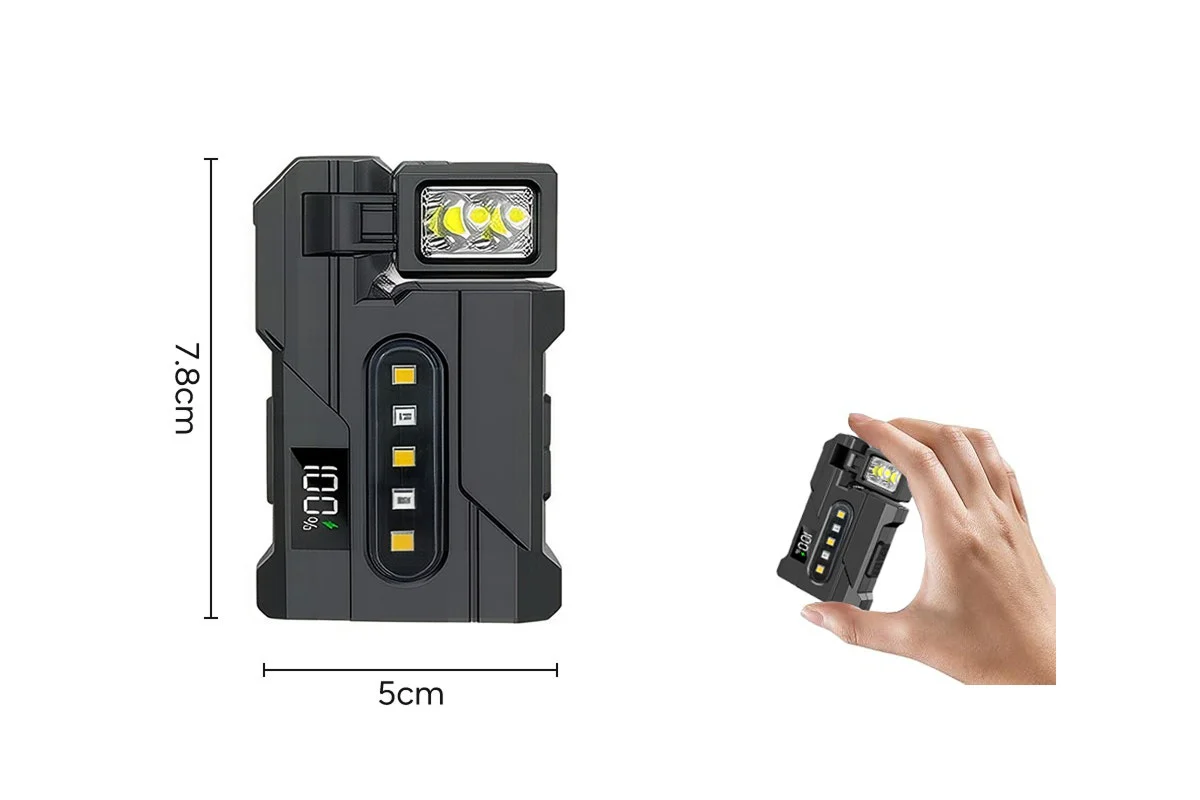 Rechargeable LED Torch 300 Lumens Magnetic USB-C Work Light - Image 8