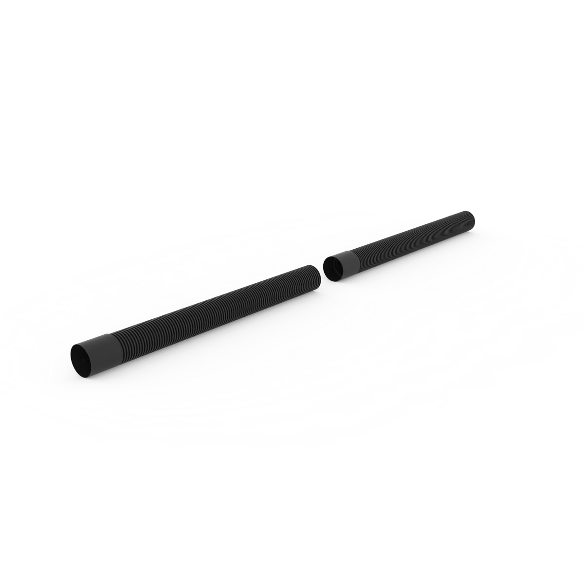 Reln Slotted Ag Pipe - 100mm x 1m - Black Plastic - Easy Joiner - Image 2