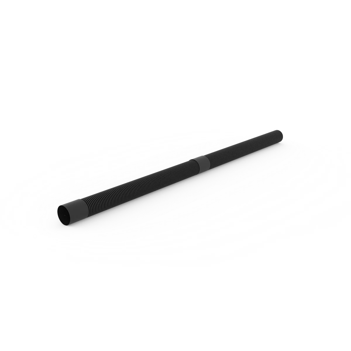 Reln Slotted Ag Pipe - 100mm x 1m - Black Plastic - Easy Joiner - Image 3