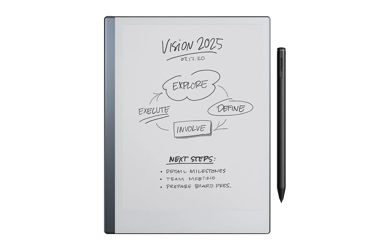 reMarkable 2 10.3" Paper Tablet with Marker Plus - Grey, Effortless Writing