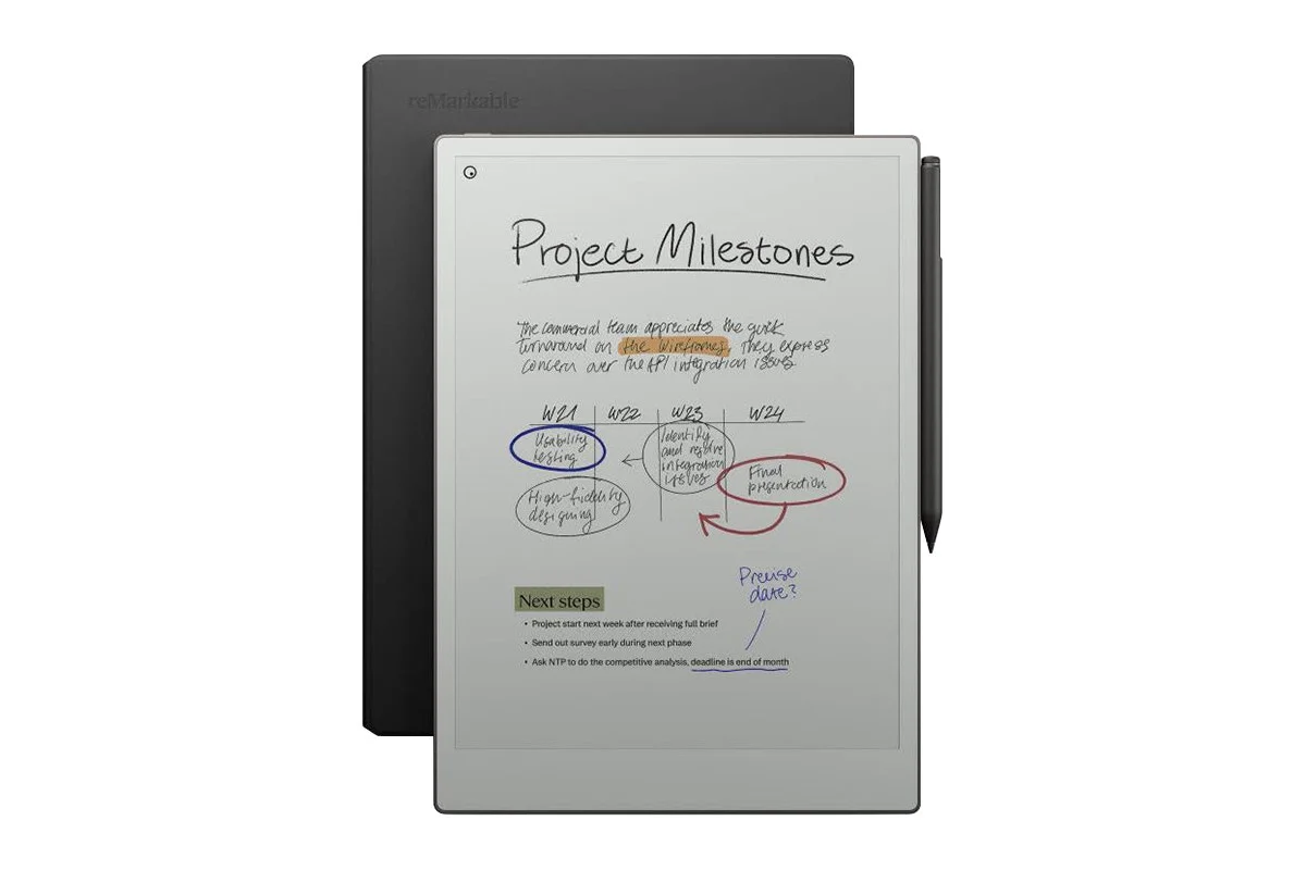 reMarkable Paper Pro 11.8" Digital Tablet with Marker Plus & Leather Folio