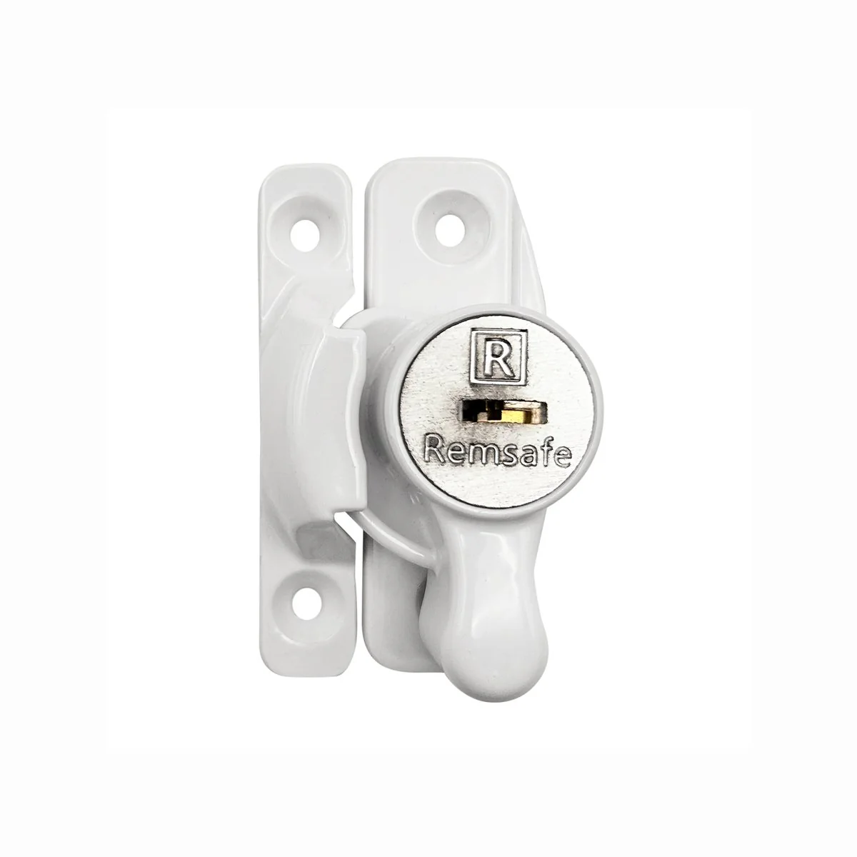 Remsafe White Window Sash Lock - Key Lockable - 65mm x 30mm x 25mm - Security - Image 4