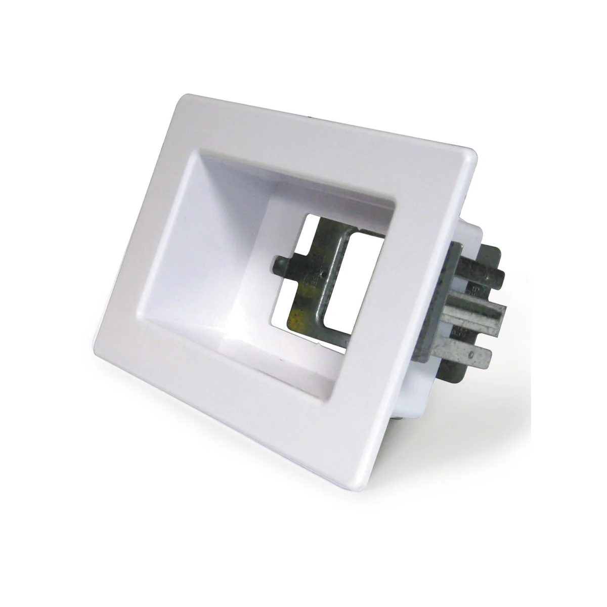 Repelec Recessed Wall Point - White - 70mm - ABS - Space Saving Design