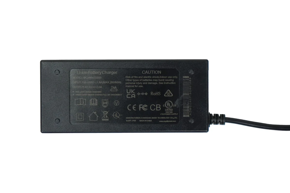 Replacement Charger for Fortis E-Bikes 42V 2A DC2.1 - Image 6