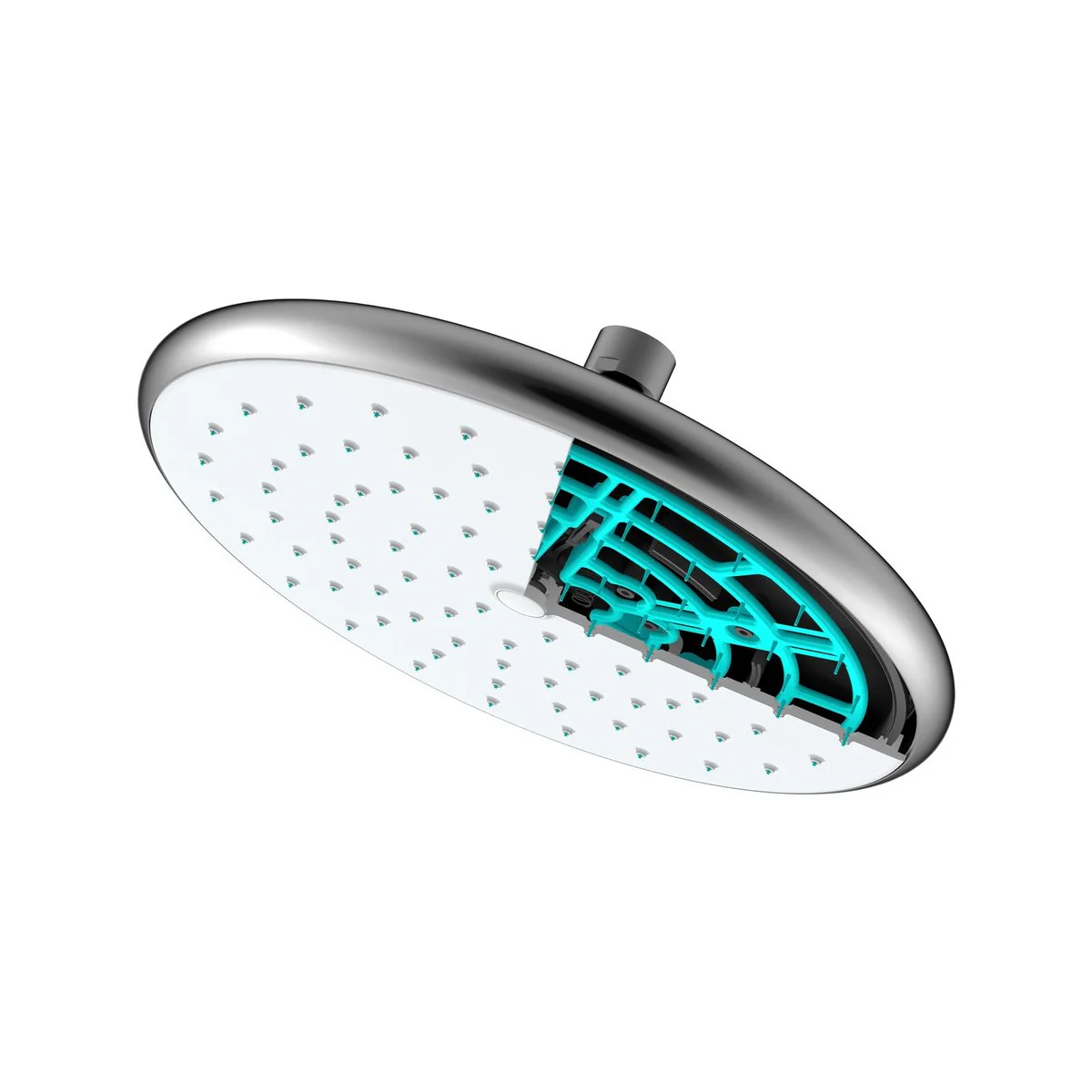 Revolution Chrome Self Cleaning Overhead Rain Shower 350mm x 420mm - Image 3
