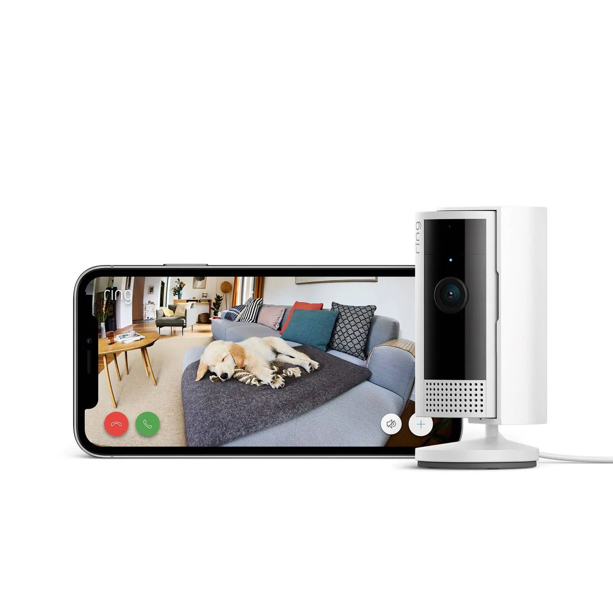 Ring 2nd Gen Indoor Camera - 1080p HD Video - White - Motion Alerts - Privacy Cover - Image 5