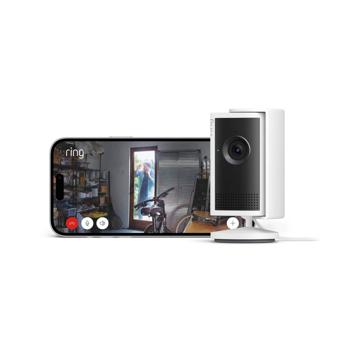 Ring Indoor Camera Plus 2K Security Camera - 50mm x 97mm - White - Night Vision - Image 5