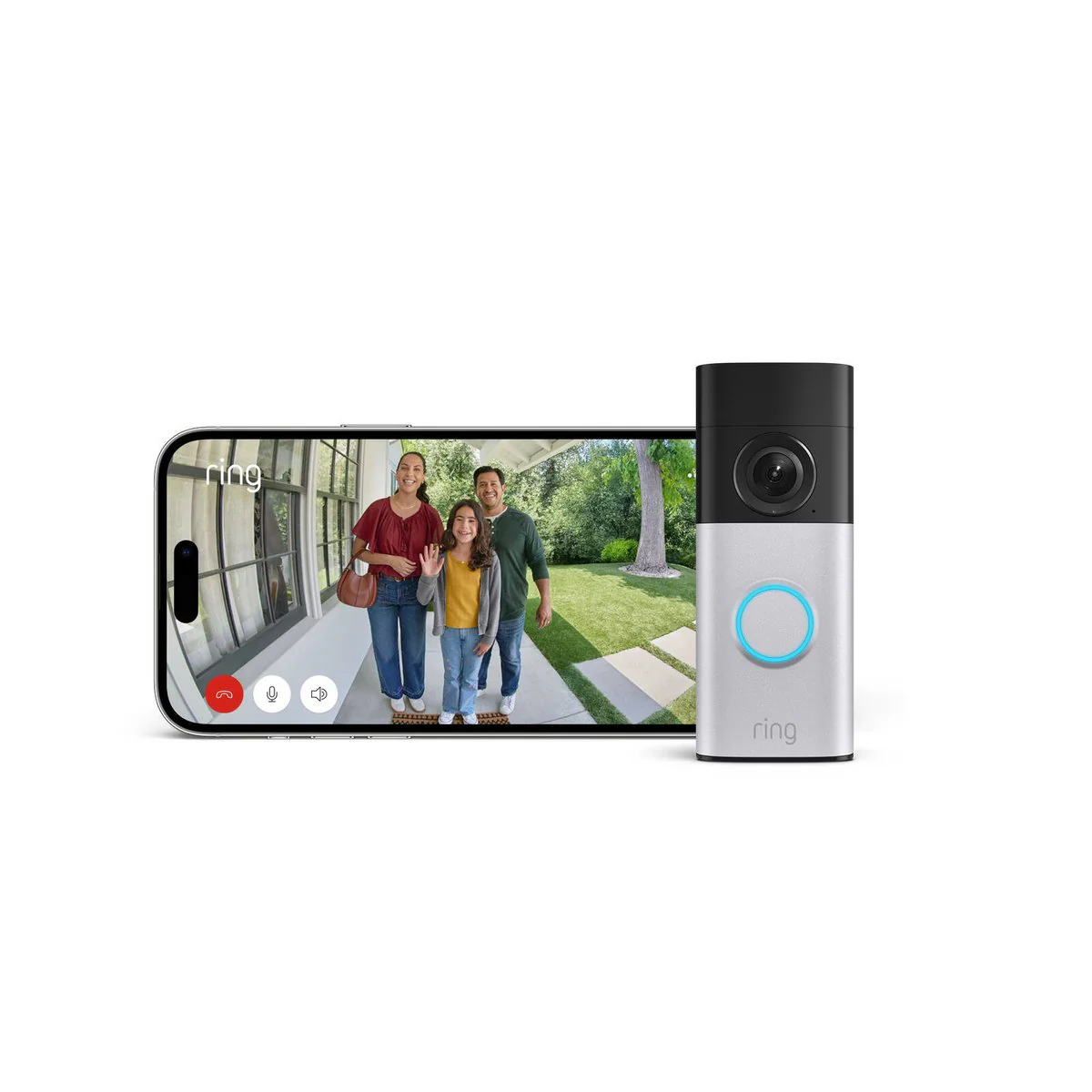 Ring Wired Video Doorbell Plus 2nd Gen 2K Hardwired - 53mm x 136mm - 3D Motion Detection - Image 4