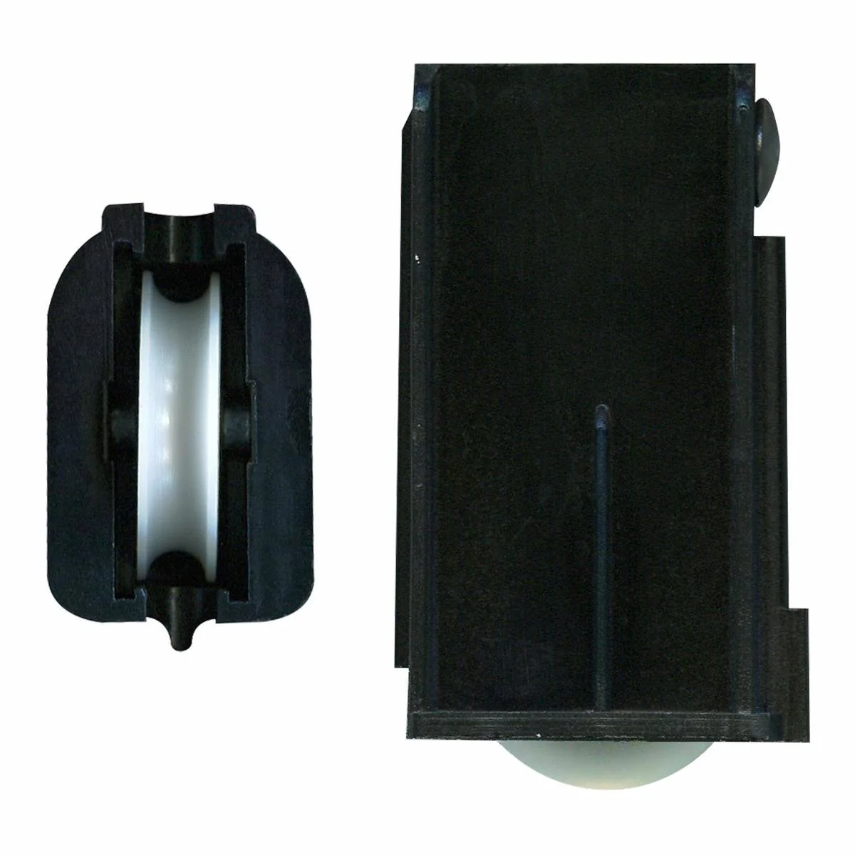 Rolltrak Adjustable Nylon Carriage - Acetal Roller - 44mm - Heavy Duty