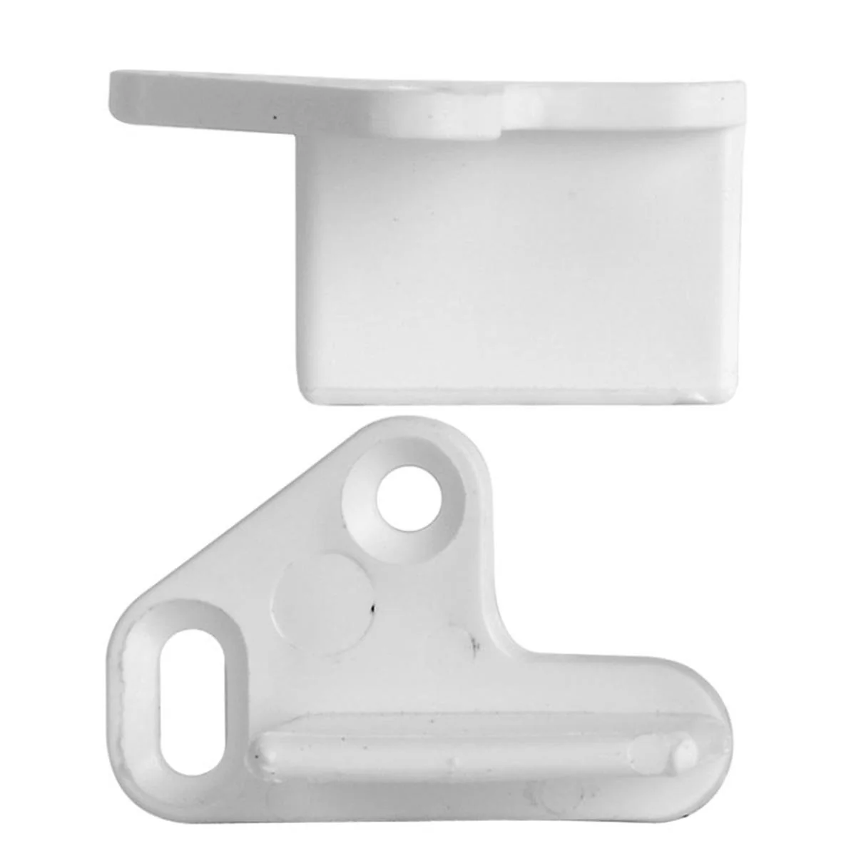 Rolltrak Adjustable Timber Door Floor Guide - 47mm x 24mm - HDPE - Adjustable