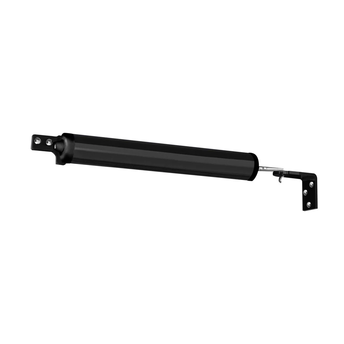 Rolltrak Black Pneumatic Door Closer - Universal Fit - Adjustable Speed - 275mm
