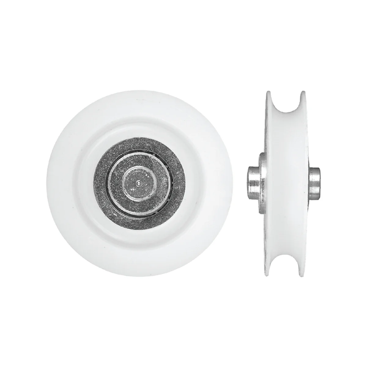 Rolltrak Nylon Concave Roller - 36mm - 25kg Capacity - White