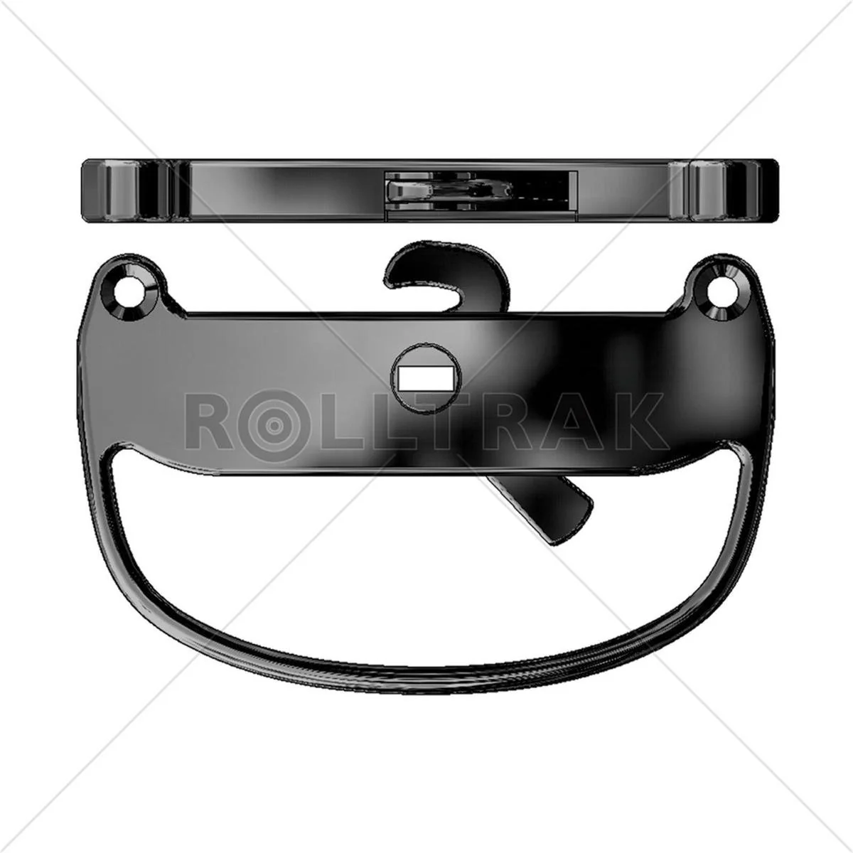 Rolltrak Screen Door Latch - 54mm - Zinc Alloy - Powder Coated
