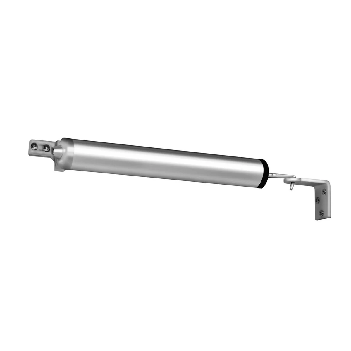 Rolltrak Silver Pneumatic Door Closer - 275mm - Adjustable Speed - Universal Fit